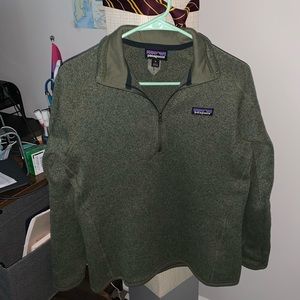 Green Patagonia Better Sweater 1/4 Zip Pullover